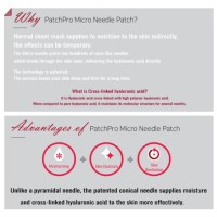 PATCH PRO Microneedle Eye Patch 4Pairs in a box | Microdart Hyaluronic Acid - Botulinum Polypeptide-1